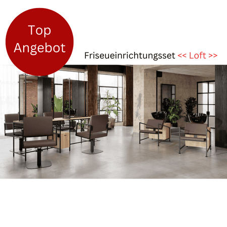 Friseureinrichtungsset Loft, Saloneinrichtung