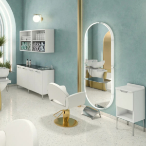Frisierplatz Glam, Friseurspiegel
