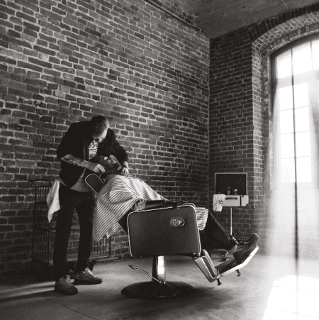 Barberstuhl Holland, Barbershopeinrichtung, Herrenstuhl Friseur