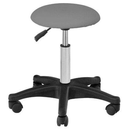 Ergonomischer Drehhocker mit höhenverstellbarem Sitz und Rollen