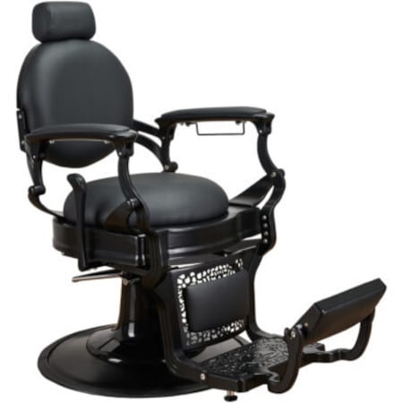 Barberstuhl Solomon Black