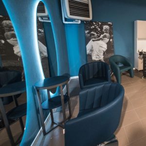 Friseurstuhl Fancy Blue, Salon, Vezzosi, Promo 2024