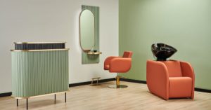 Friseureinrichtung, Friseureinrichtung Set, Friseurmöbel