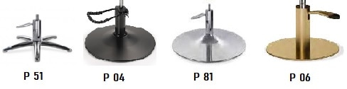 Stuhlunterteile P51 P04 P81 P06, Vezzosi