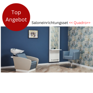 Saloneinrichtungsset Quadro, Friseureinrichtungsset, Friseurmöbel