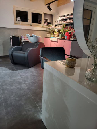 Waschstuhl Holly Salonansicht, Friseureinrichtung