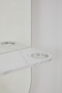Friseurspiegel Malibu Detailansicht
