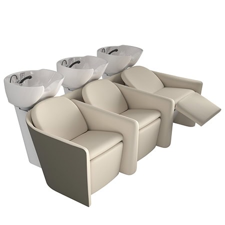 3er Friseurwaschsofa "QL Wash 3P E"