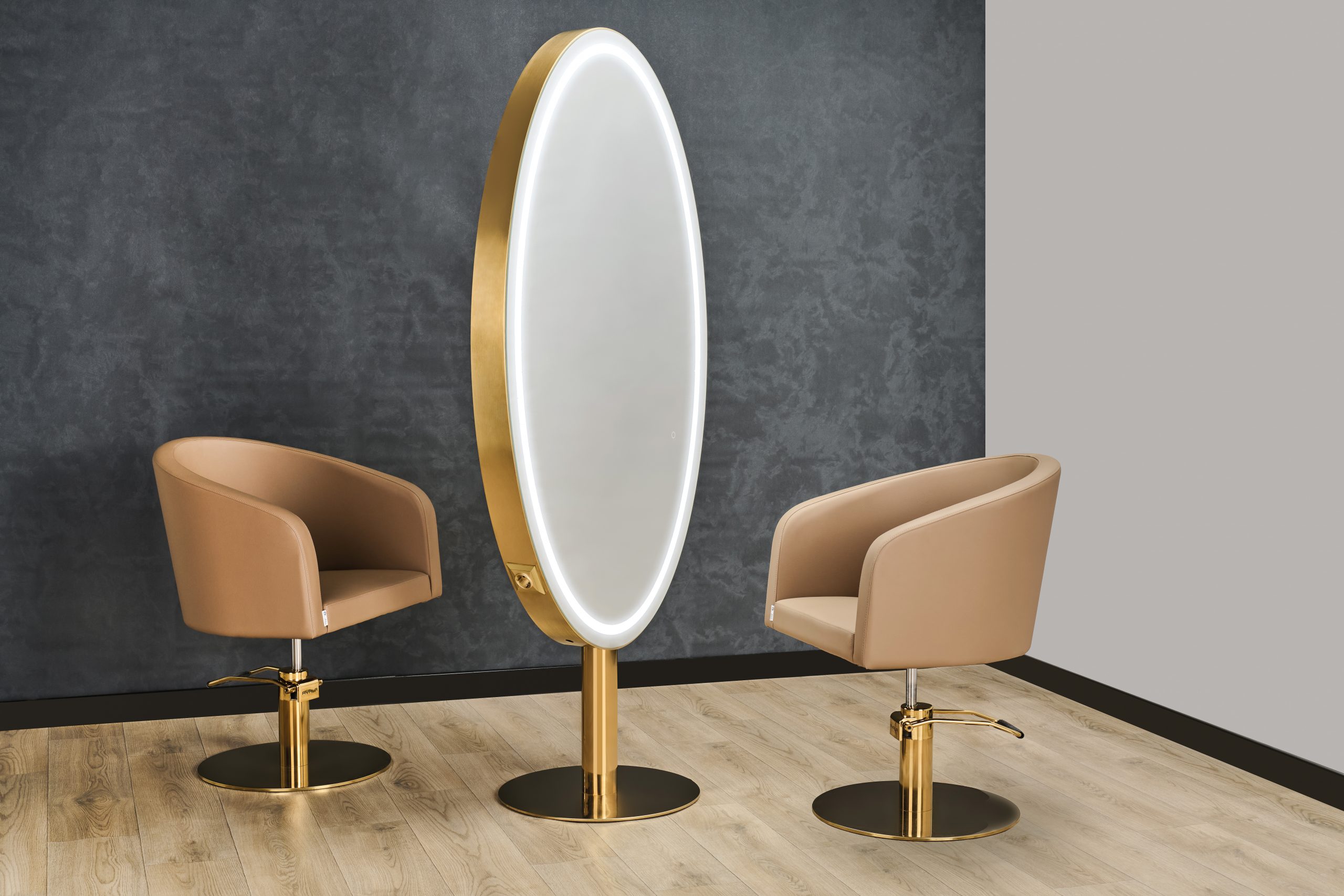 2025_SET_Joy_Virgo Friseurstuhl Joy + Friseurplatz Virgo