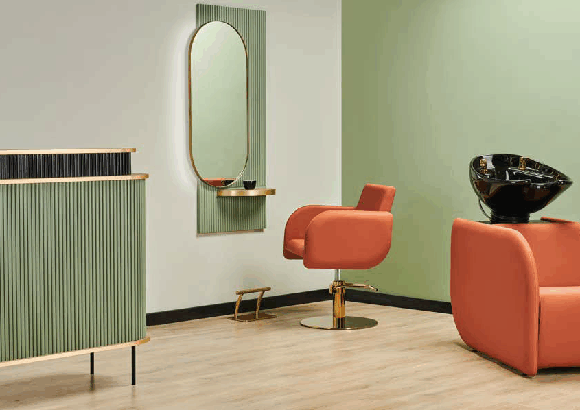 Levante Friseureinrichtung, Friseureinrichtung Set, Friseurmöbel