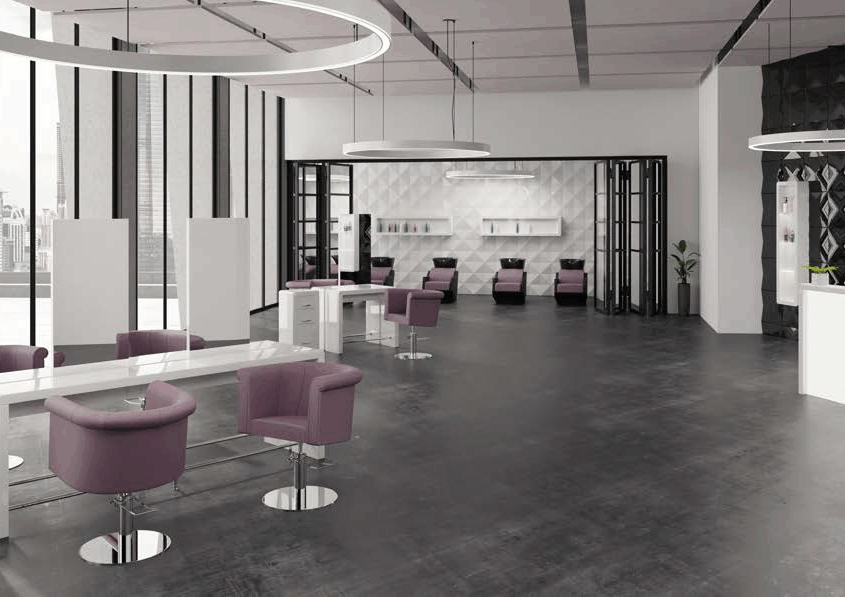 Reflection Friseureinrichtung Saloneinrichtung Ideen Inspiration